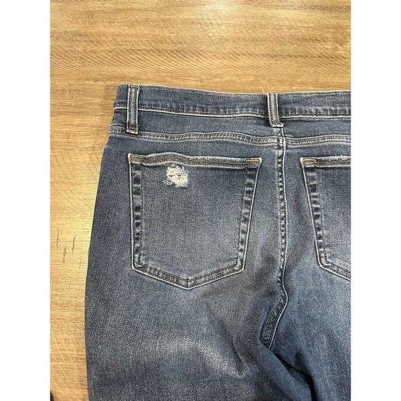 Rock & Republic Denim RX Fixx Skinny Jeans Womens Size 14 Stretch Blue Mid Rise - Picture 14 of 16